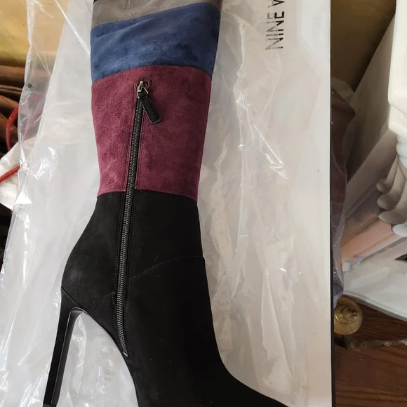 Nine West Multicolor Heeled Boots - Picture 9 of 10